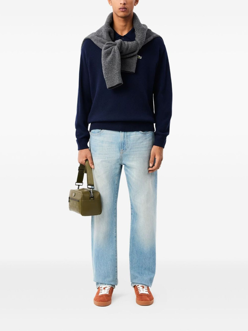 LACOSTE long sleeve wool polo shirt outlook