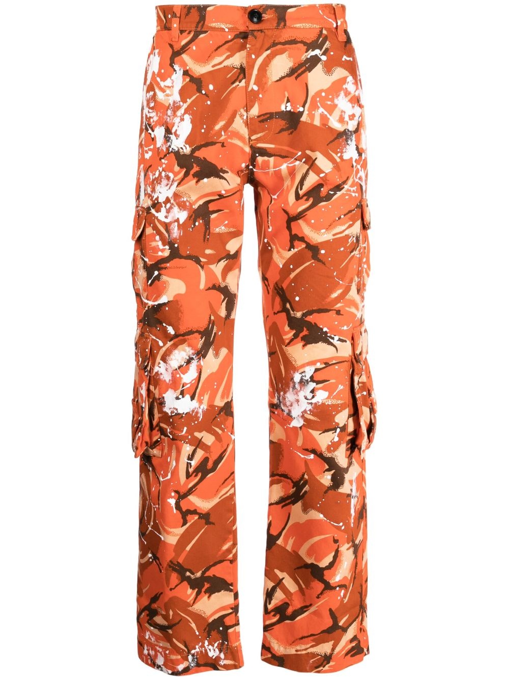 camouflage-print cargo pants - 1