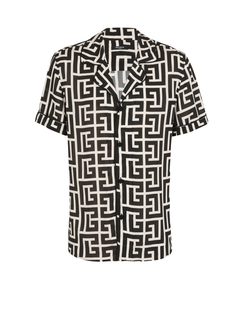 Monogram-printed shirt - 1