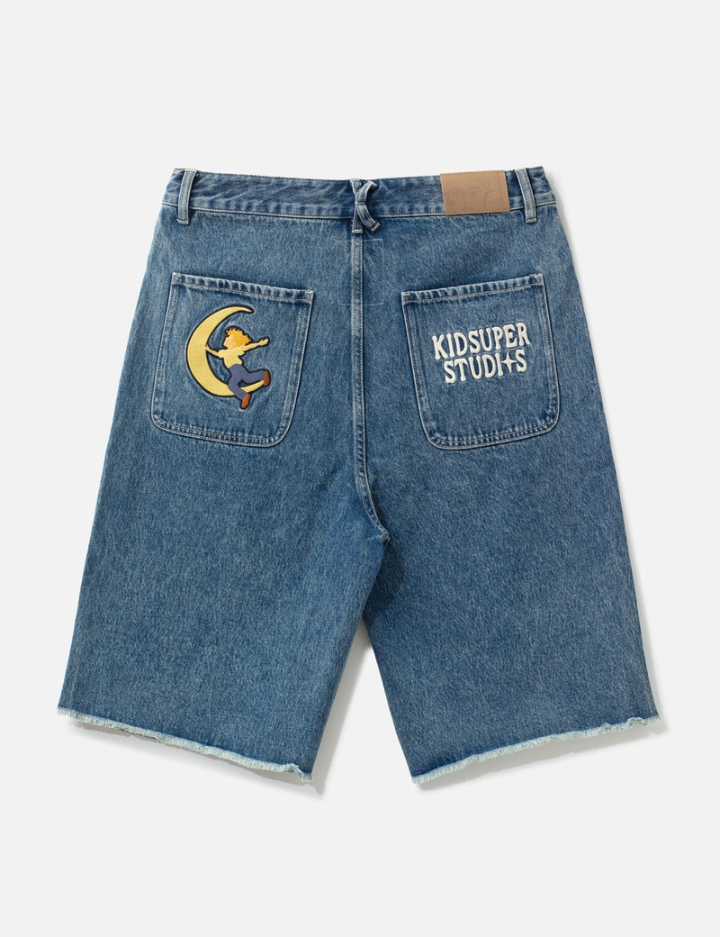 PATCHES DENIM LONG SHORT 2
