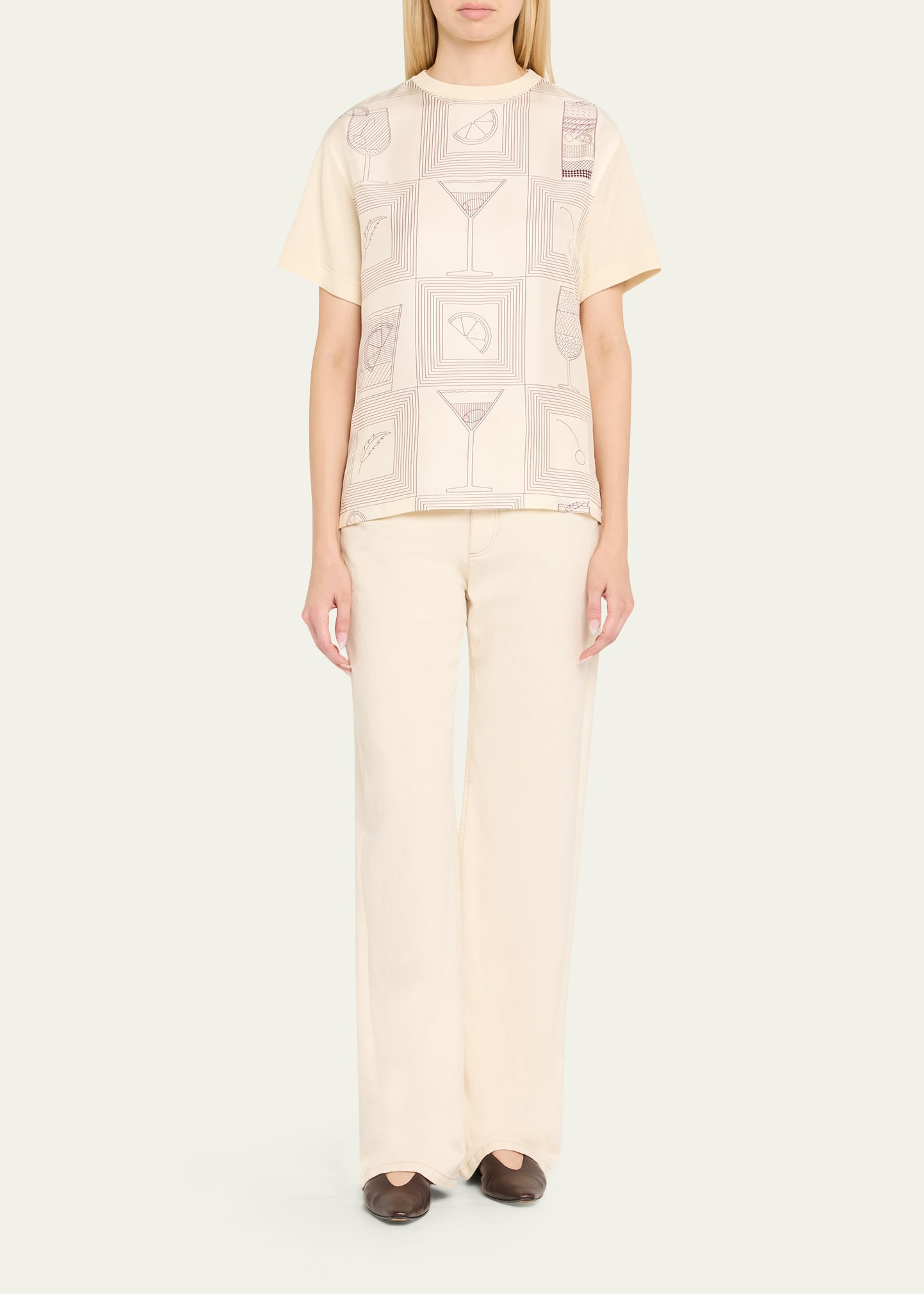 Mazzorbo Short-Sleeve Silk Cotton T-Shirt - 2