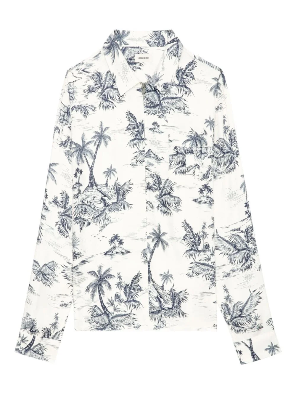 Suzy palm-print shirt - 1