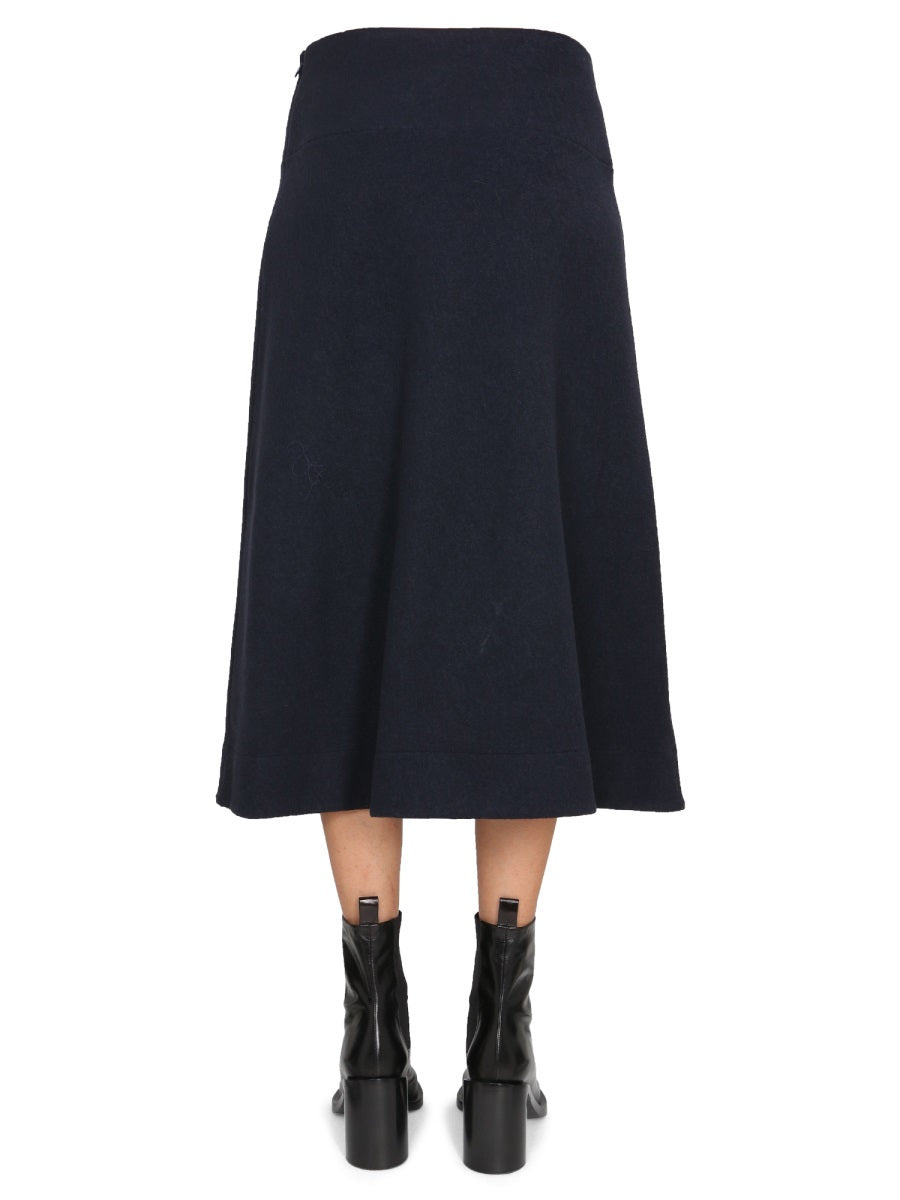 Jil Sander Women Wool Skirt - 4