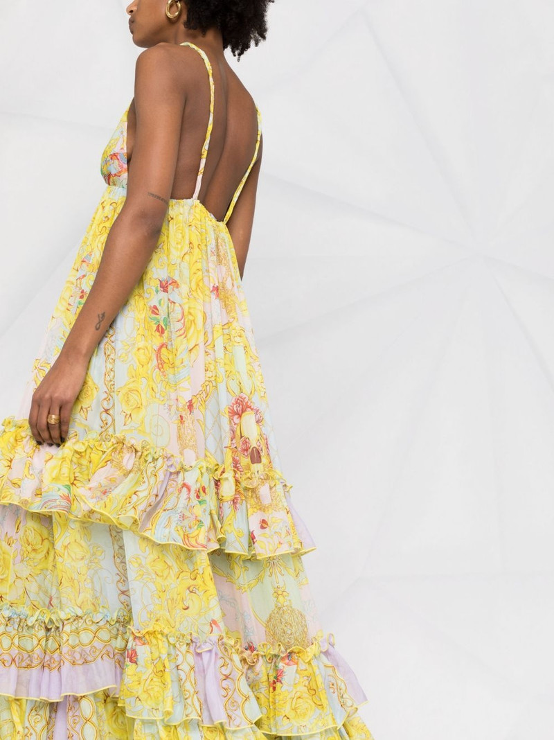 새로운 Baroque maxi-dress 3