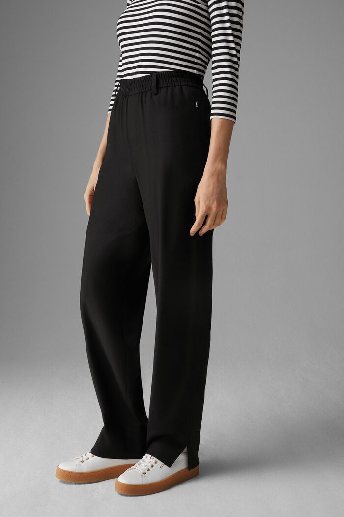 Mio Flannel pants in Black - 2