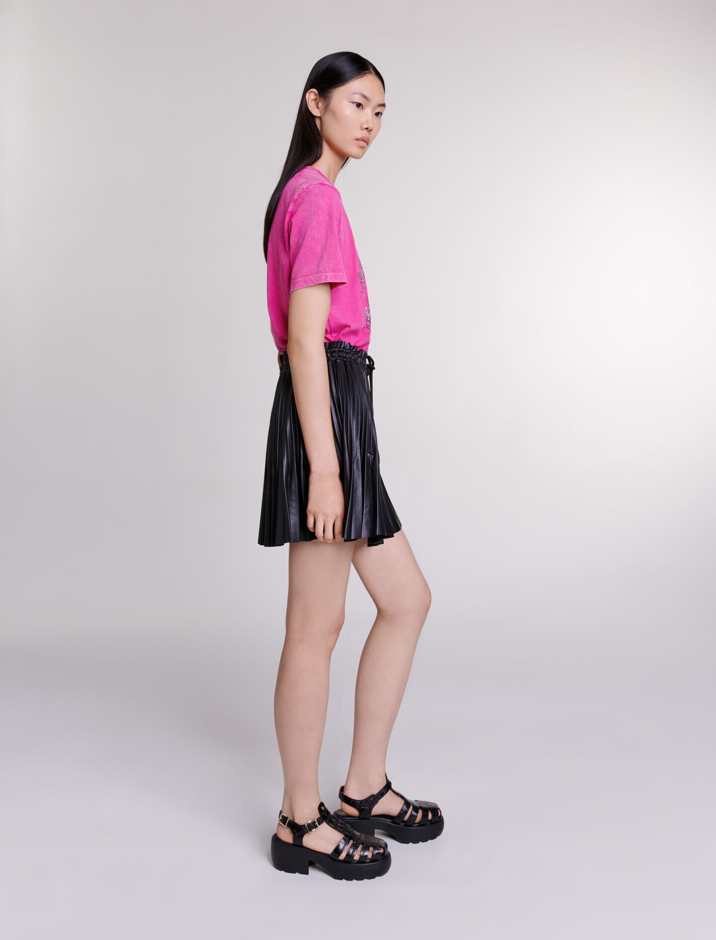 Rhinestone T-shirt - 5