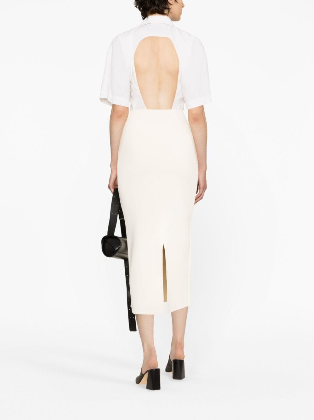 wrap midi skirt - 4