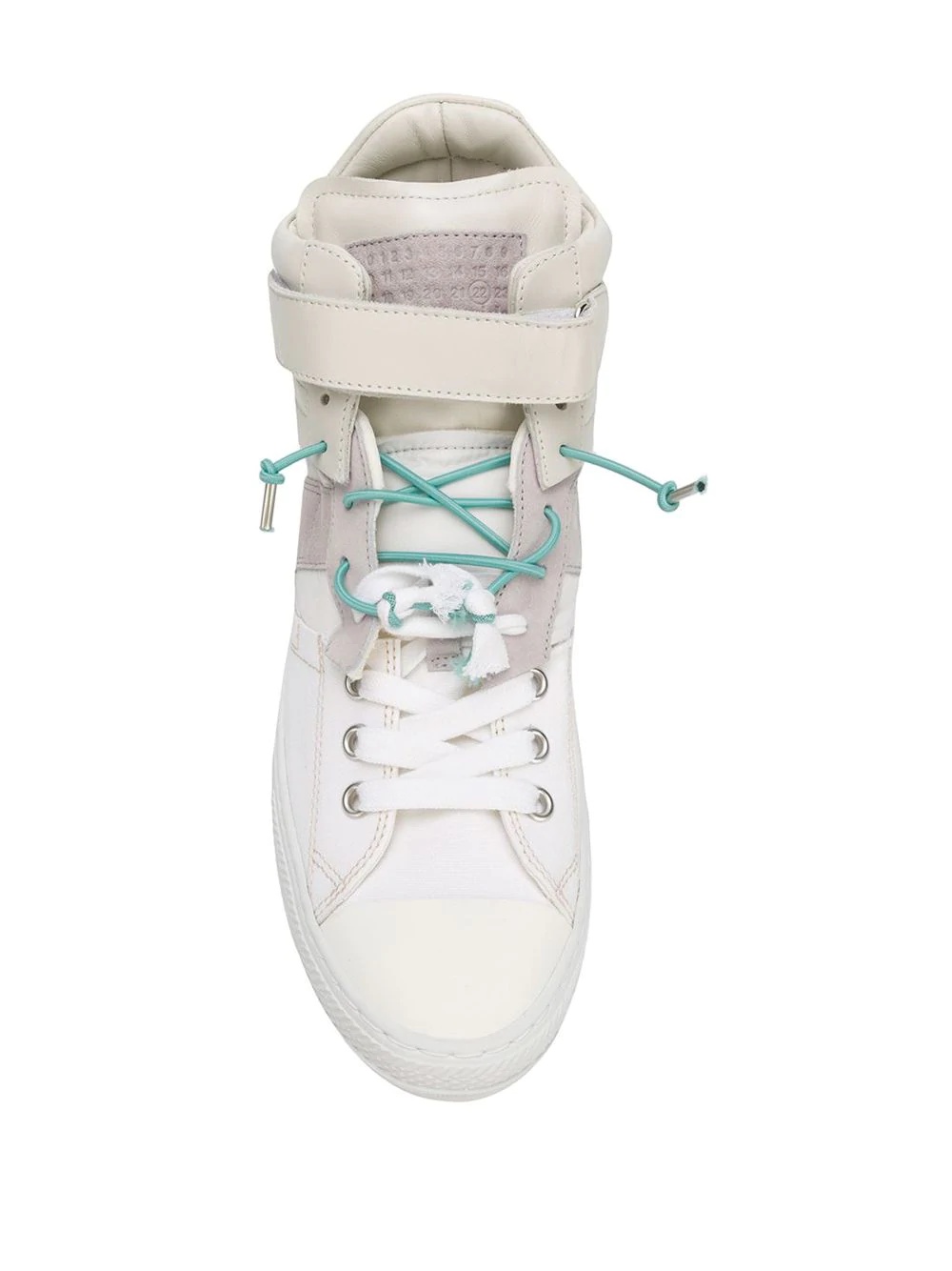 lace-up wire sneakers - 4