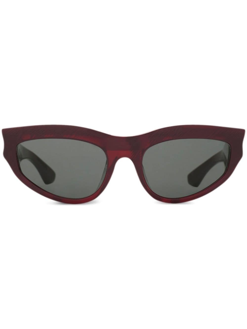 logo-plaque cat-eye sunglasses - 1