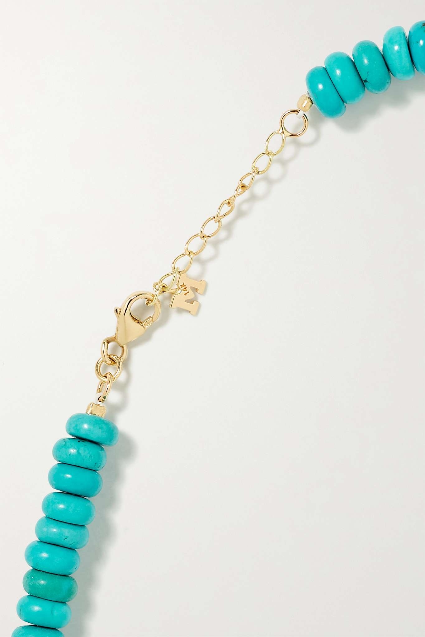 14-karat gold, turquoise and diamond bracelet - 3