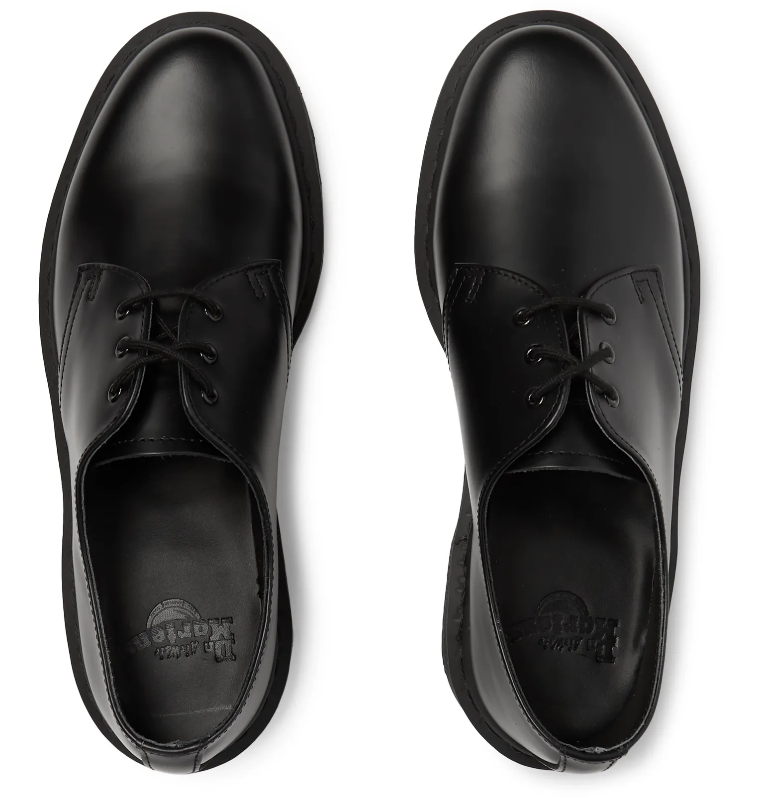 Mono Leather Derby Shoes - 8