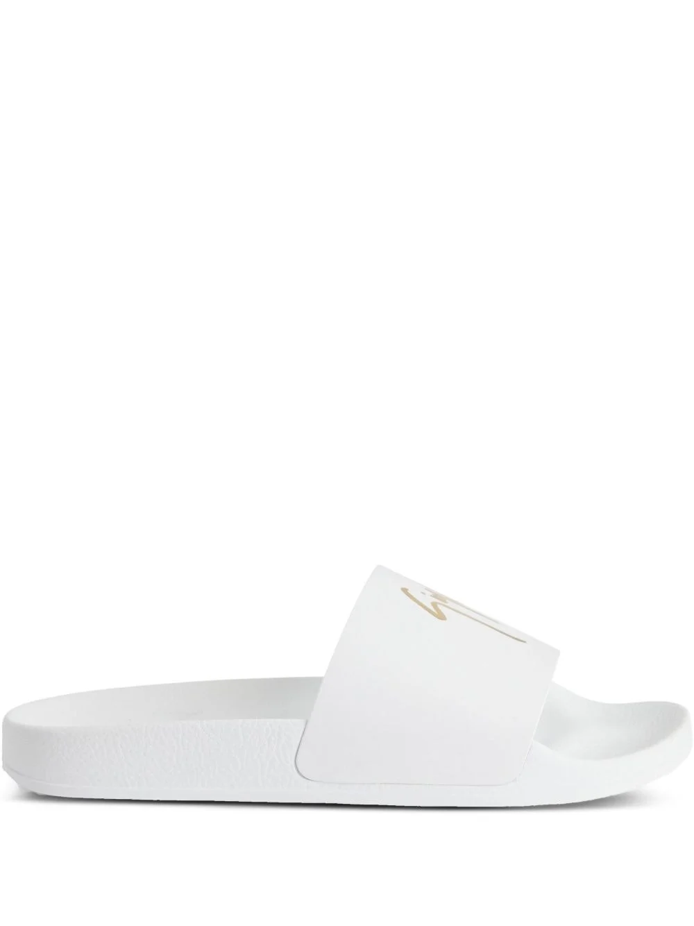 Brett leather logo slides - 1