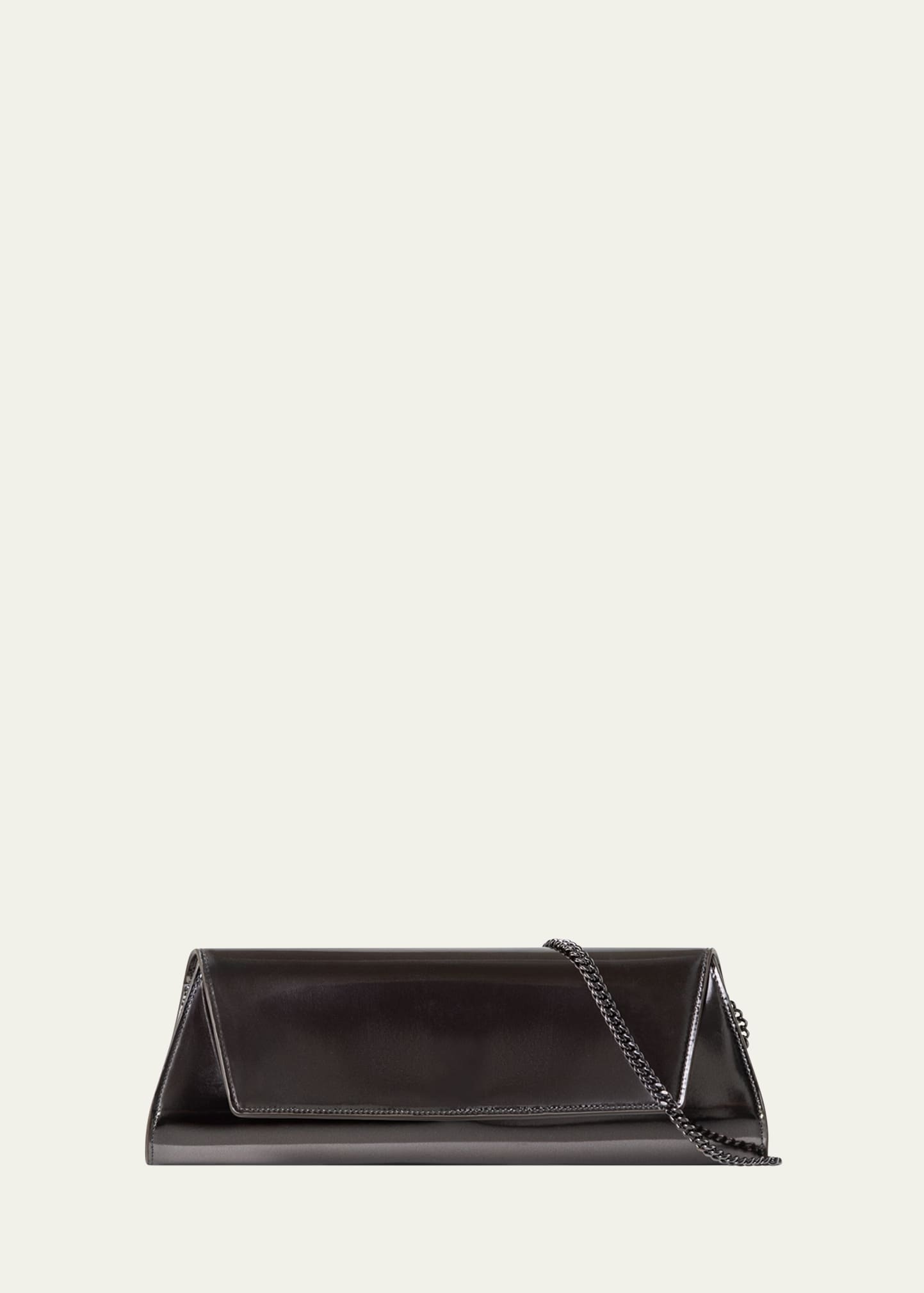 Anouk Mirrored Leather Small Clutch Bag - 1