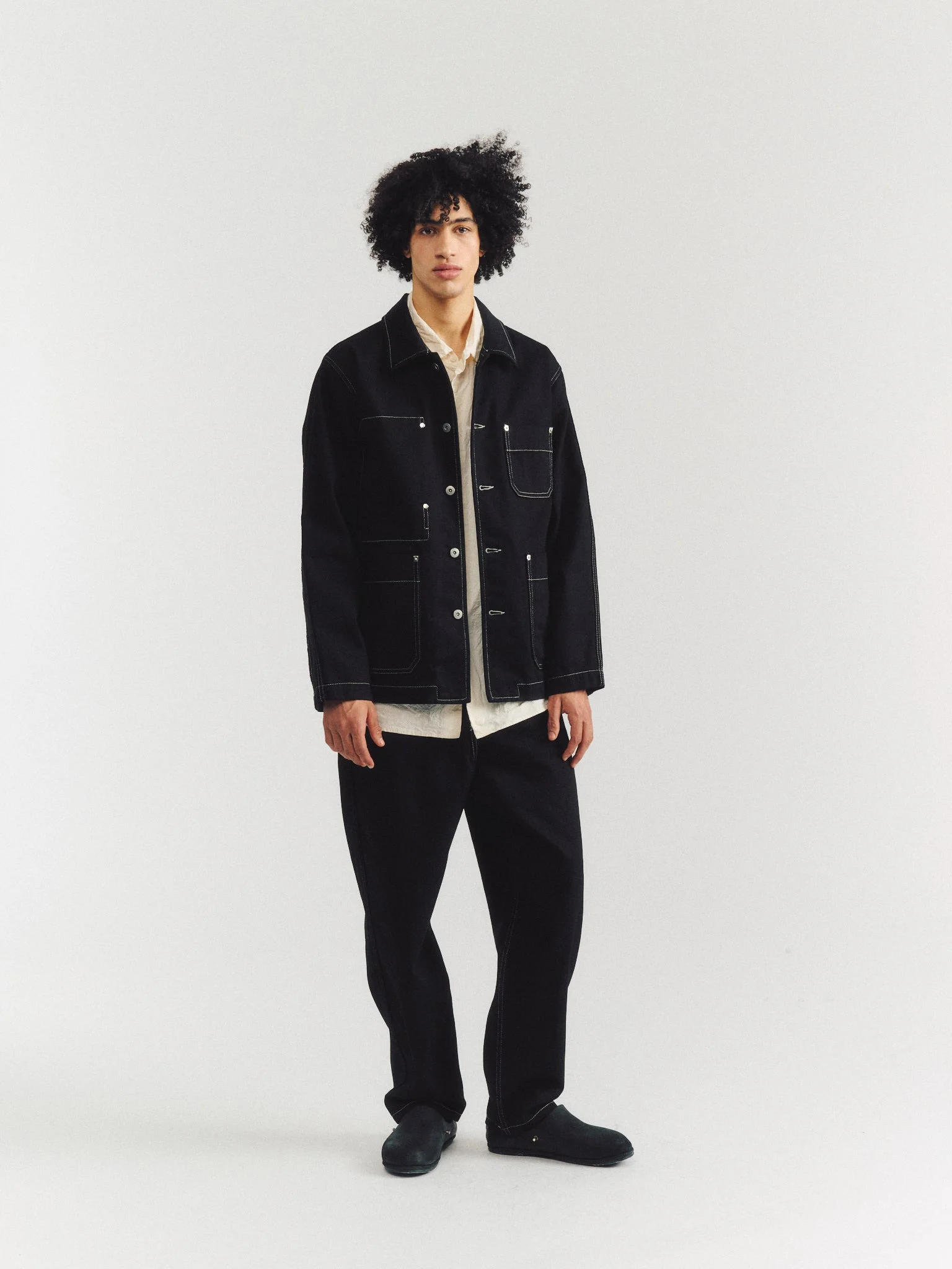 LEO DENIM PANT - DENIM M - BLACK - 1