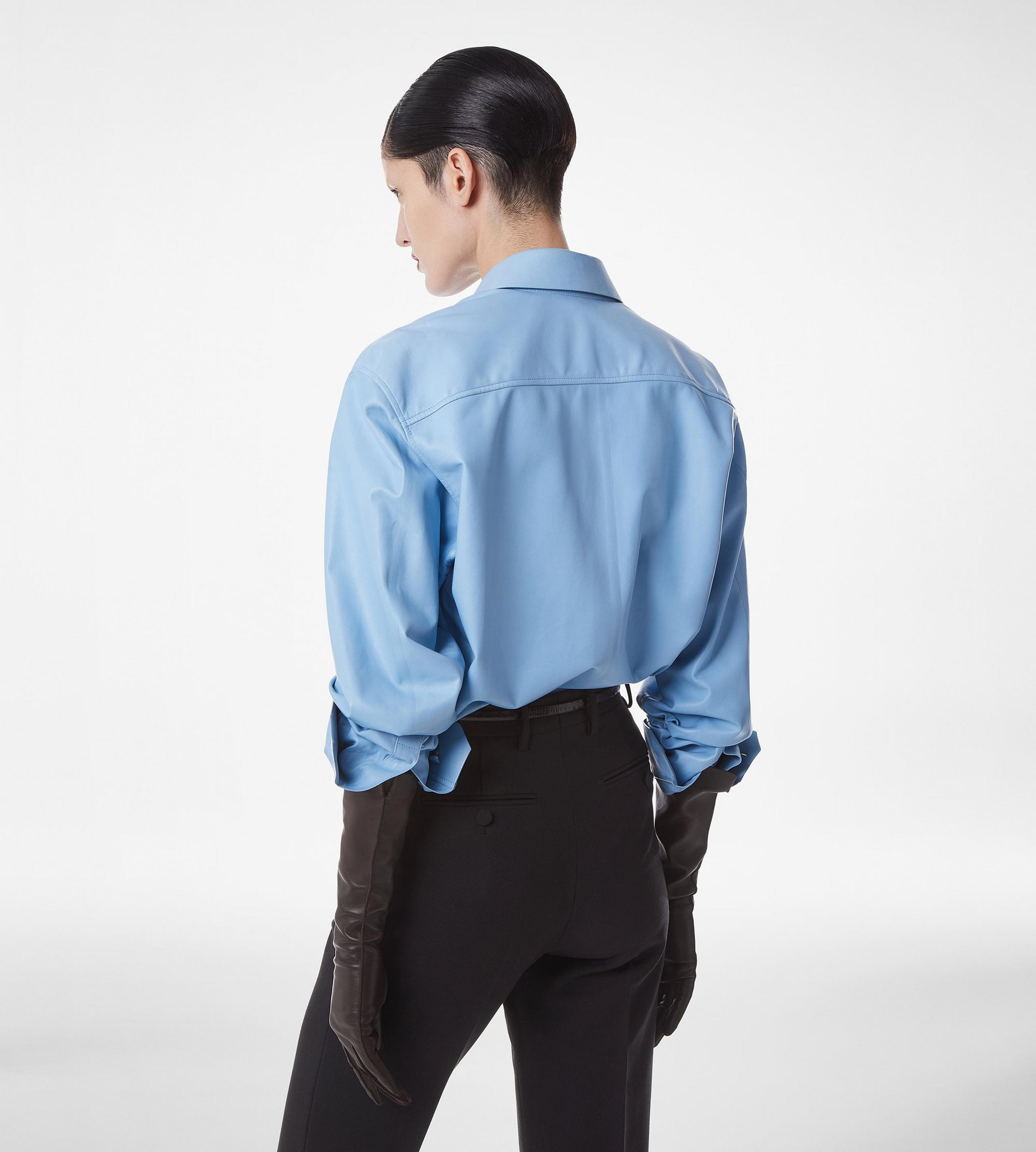 FRENCH PLONGE LEATHER SHIRT - 5