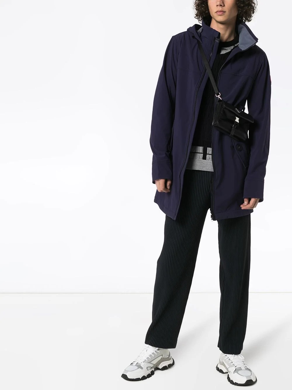 Kent hooded raincoat - 2