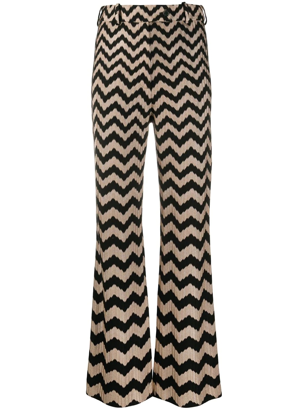 zig zag print trousers - 1