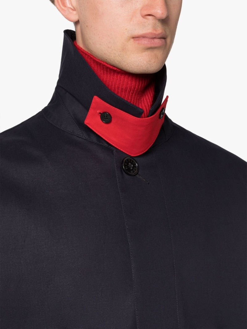 TARTAN CAMBRIDGE NAVY RAINTEC COTTON SHORT COAT 5