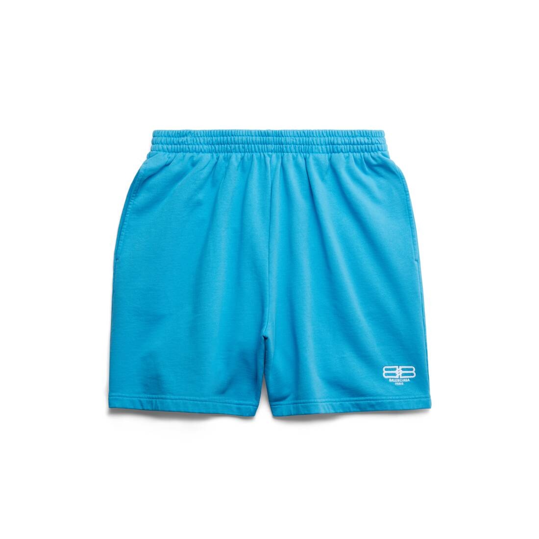 Bb Paris Icon Sweat Shorts in Blue Sky - 1