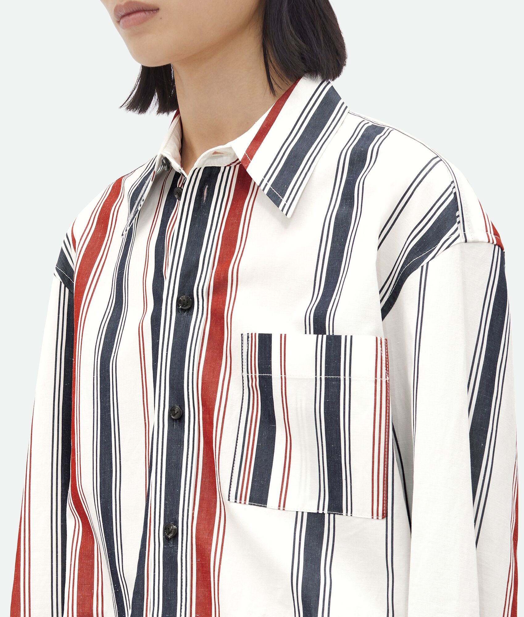 Striped Cotton Shirt - 5
