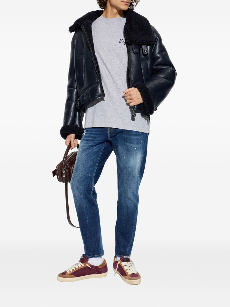 DSQUARED2 distressed denim jeans outlook