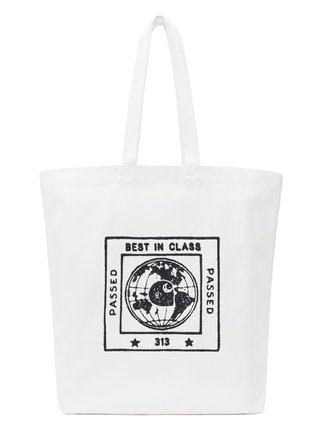 White Stamp Tote - 1