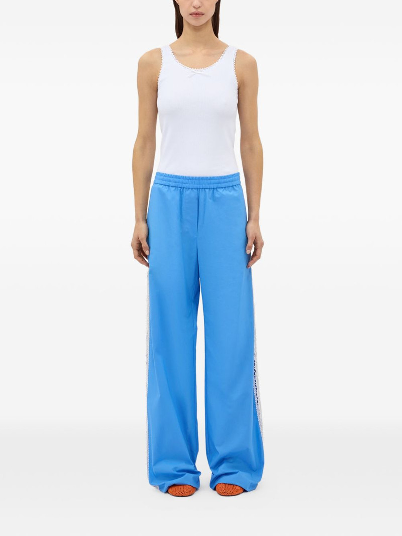 MSGM lace trim trousers outlook