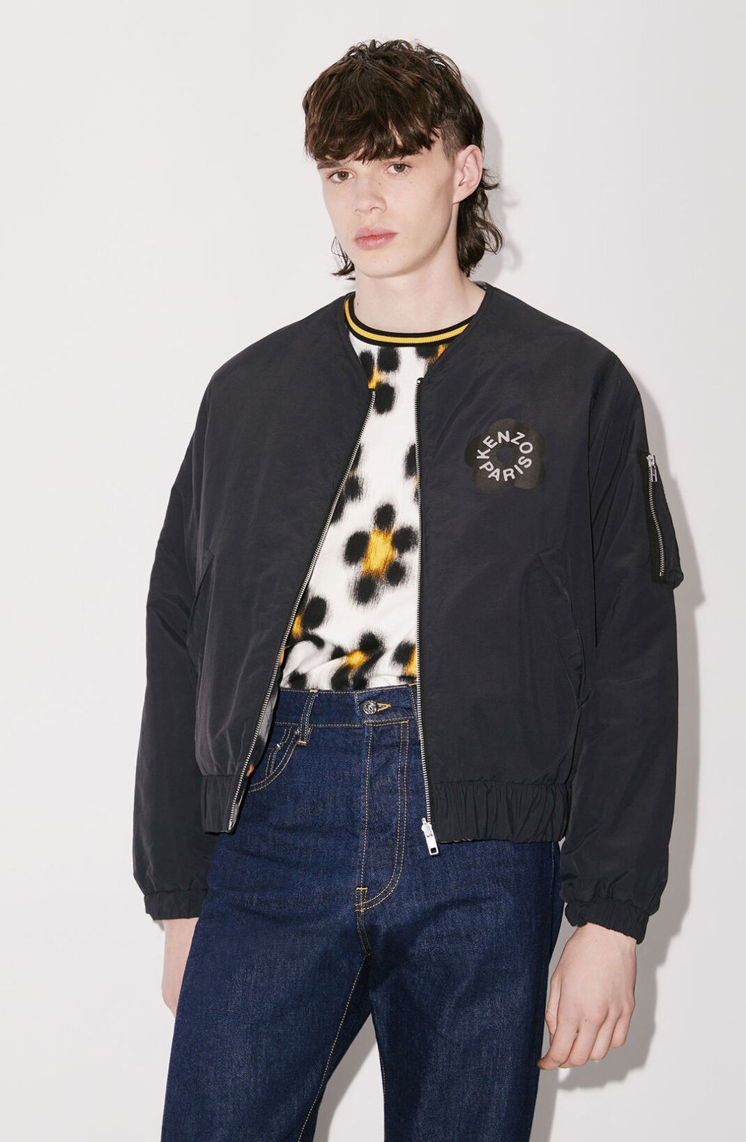 'Hana Leopard' reversible bomber jacket - 6