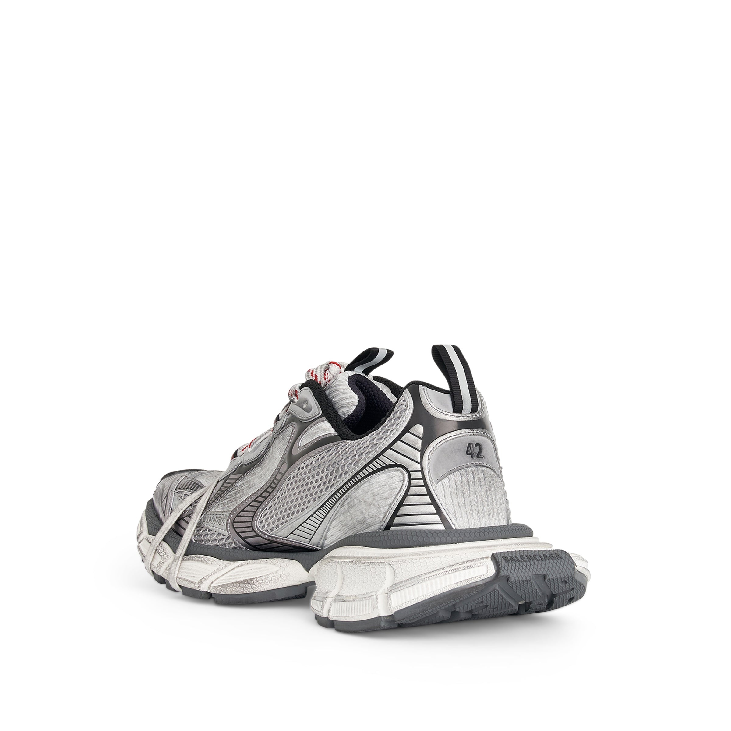3XL Sneaker in Grey/White/Red - 3