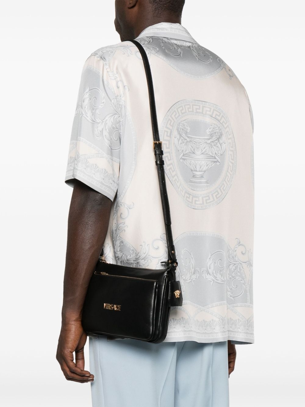 logo-lettering shoulder bag - 2