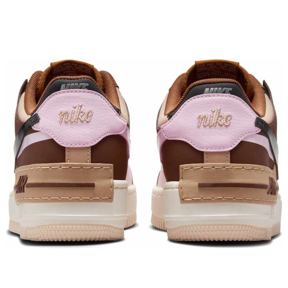 (WMNS) Nike Air Force 1 Shadow 'Light British Tan Pink Cacao Wow' DZ1847-200 - 5