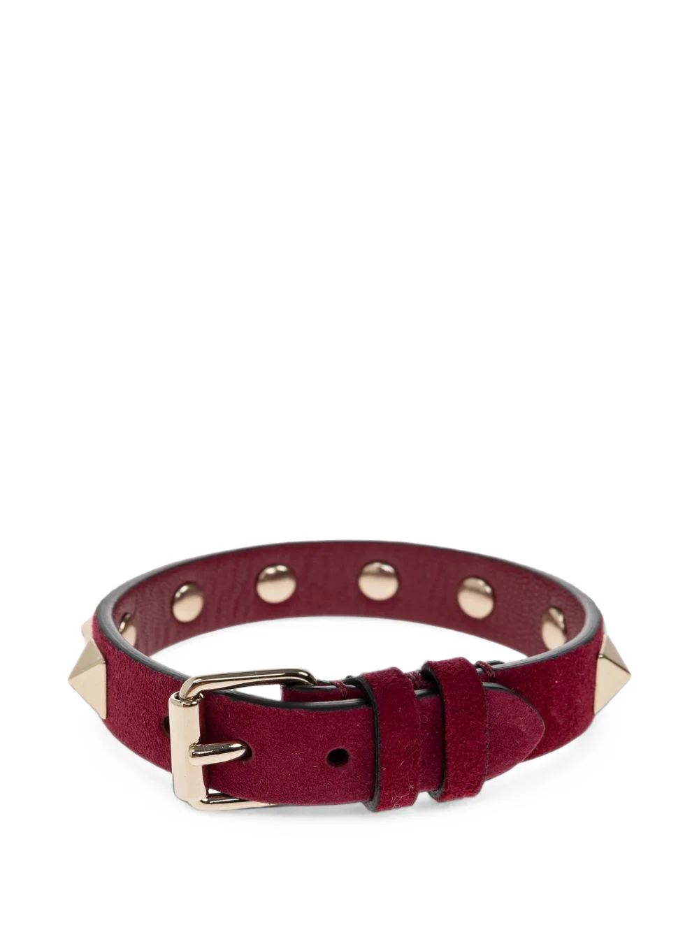 rockstud suede bracelet - 1