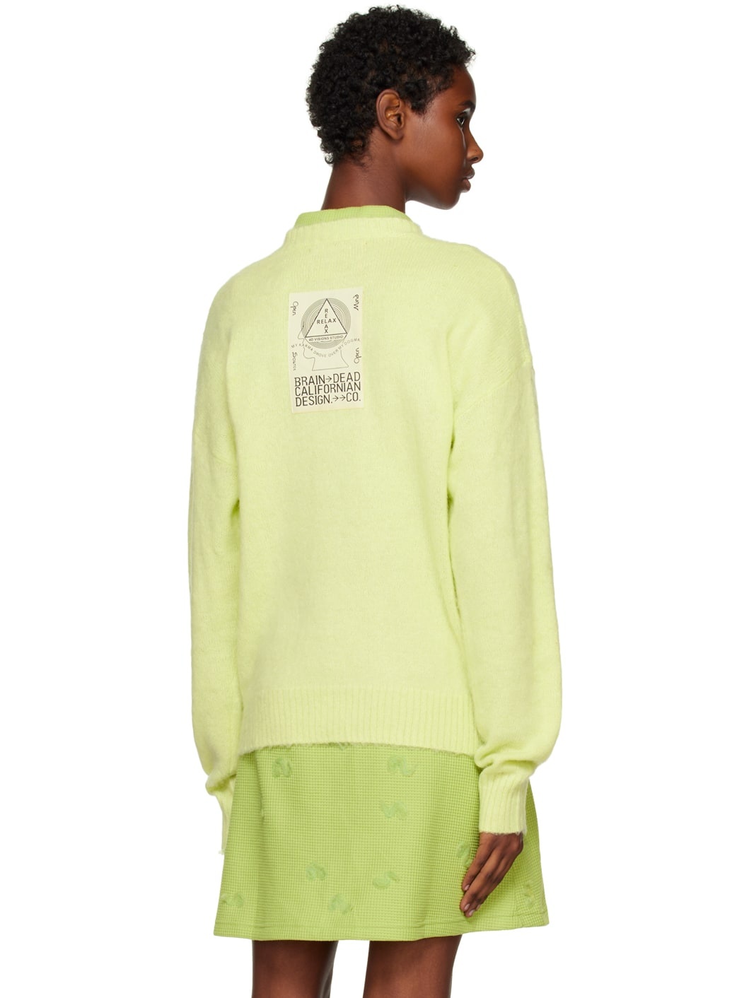 Green Superfuzz Sweater - 3