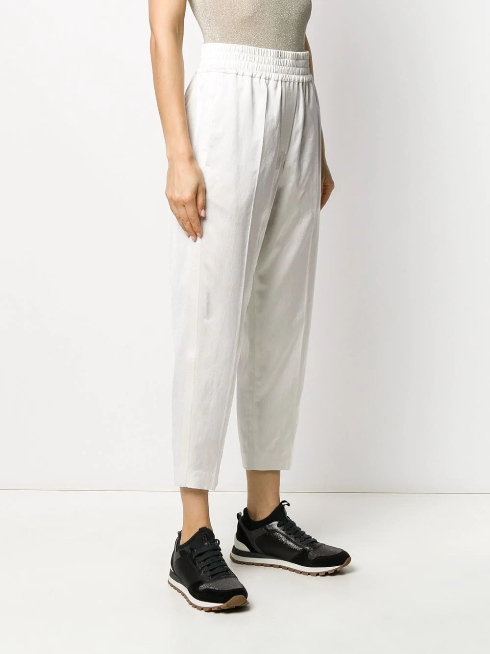 elastic waist trousers - 3