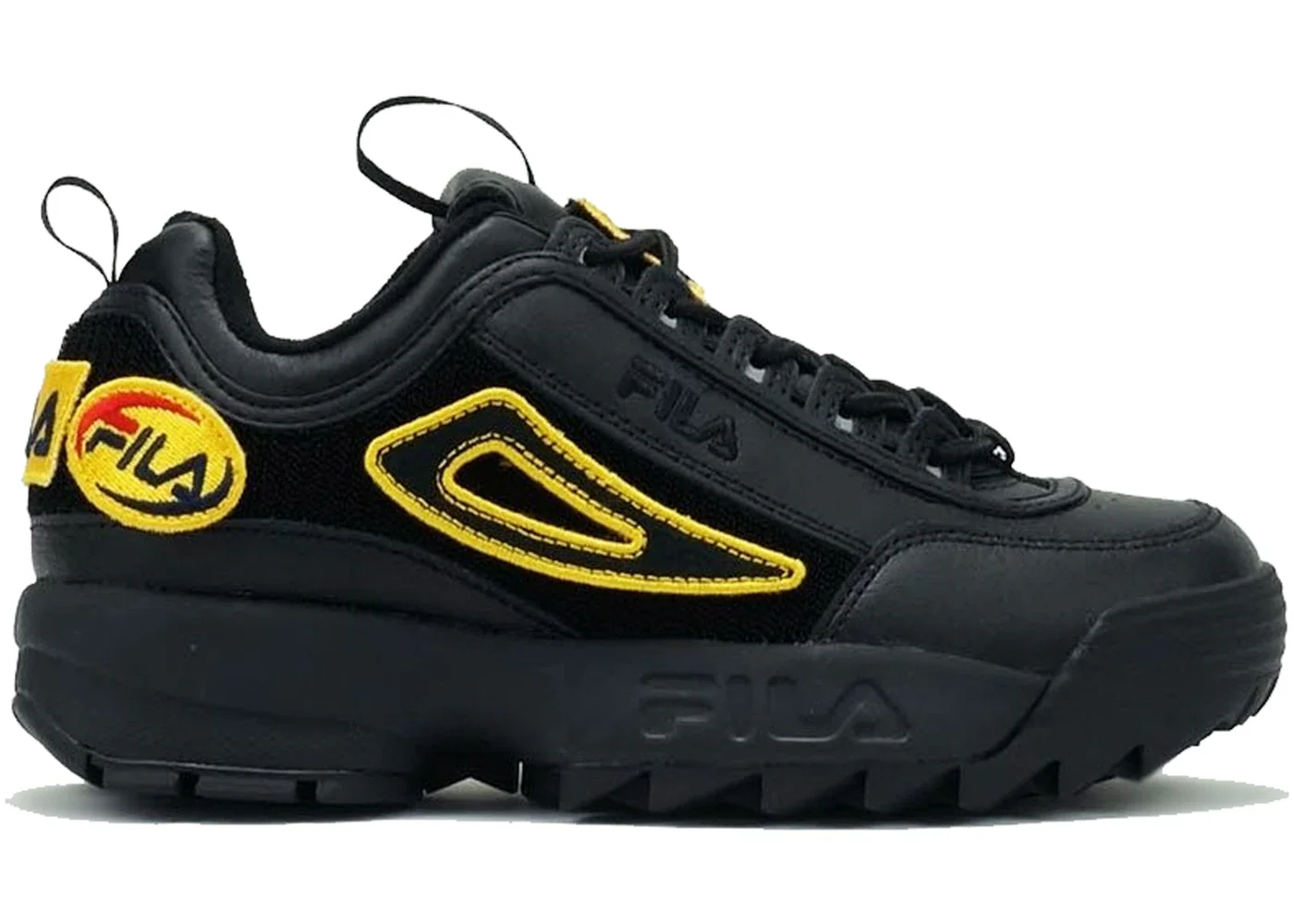 Fila Disruptor 2 Patches Black (Women's) - 1