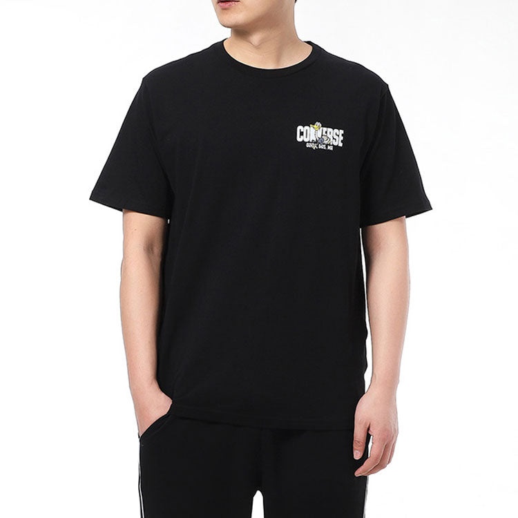 Converse Keep Moving Short Sleeve T-Shirt 'Black' 10021124-A01 - 3