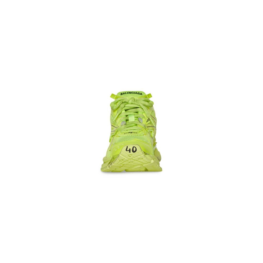 Men's Runner Sneaker in Yellow - 3