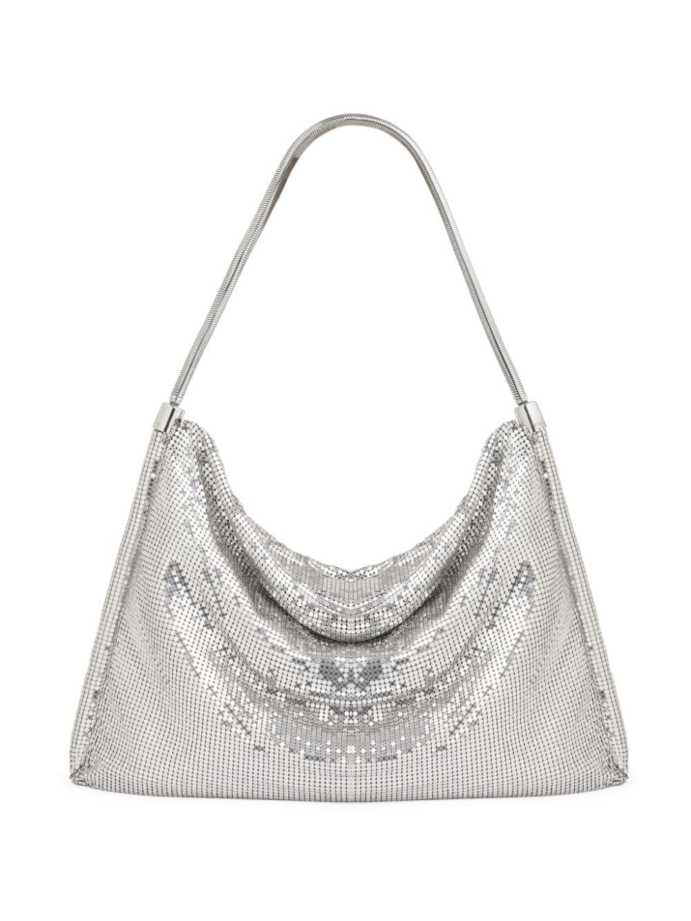 disc-embellished shoulder bag - 1