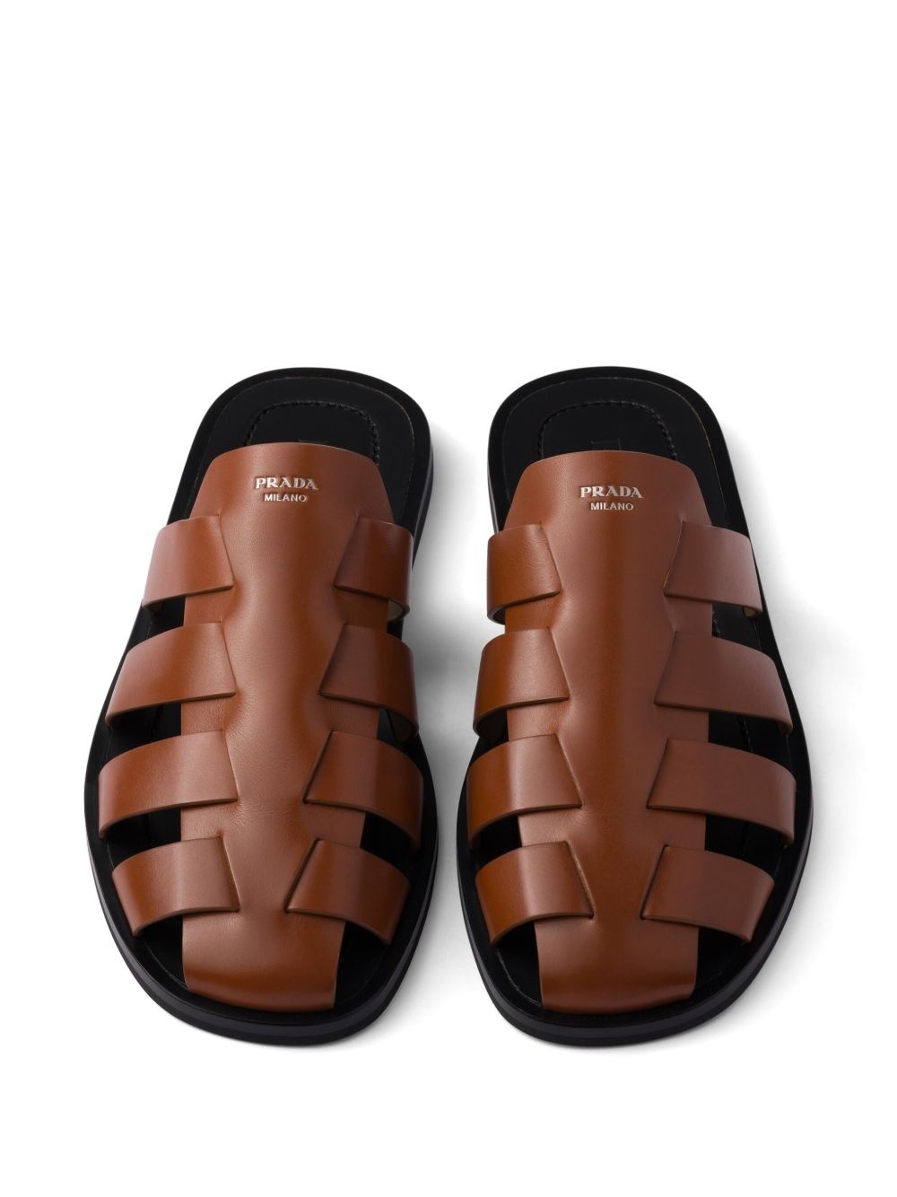 leather fisherman mules - 4