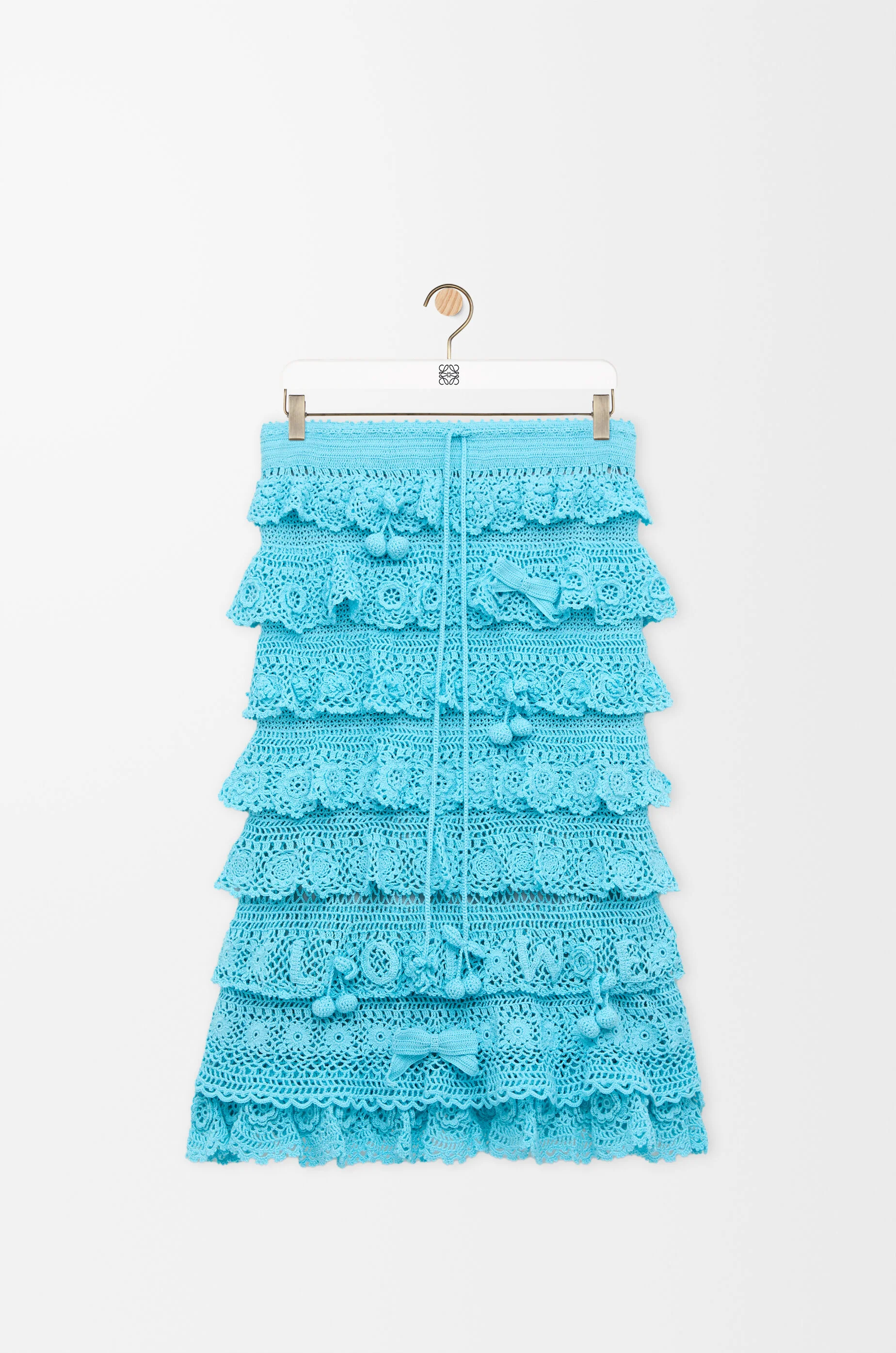 Skirt in cotton crochet - 1