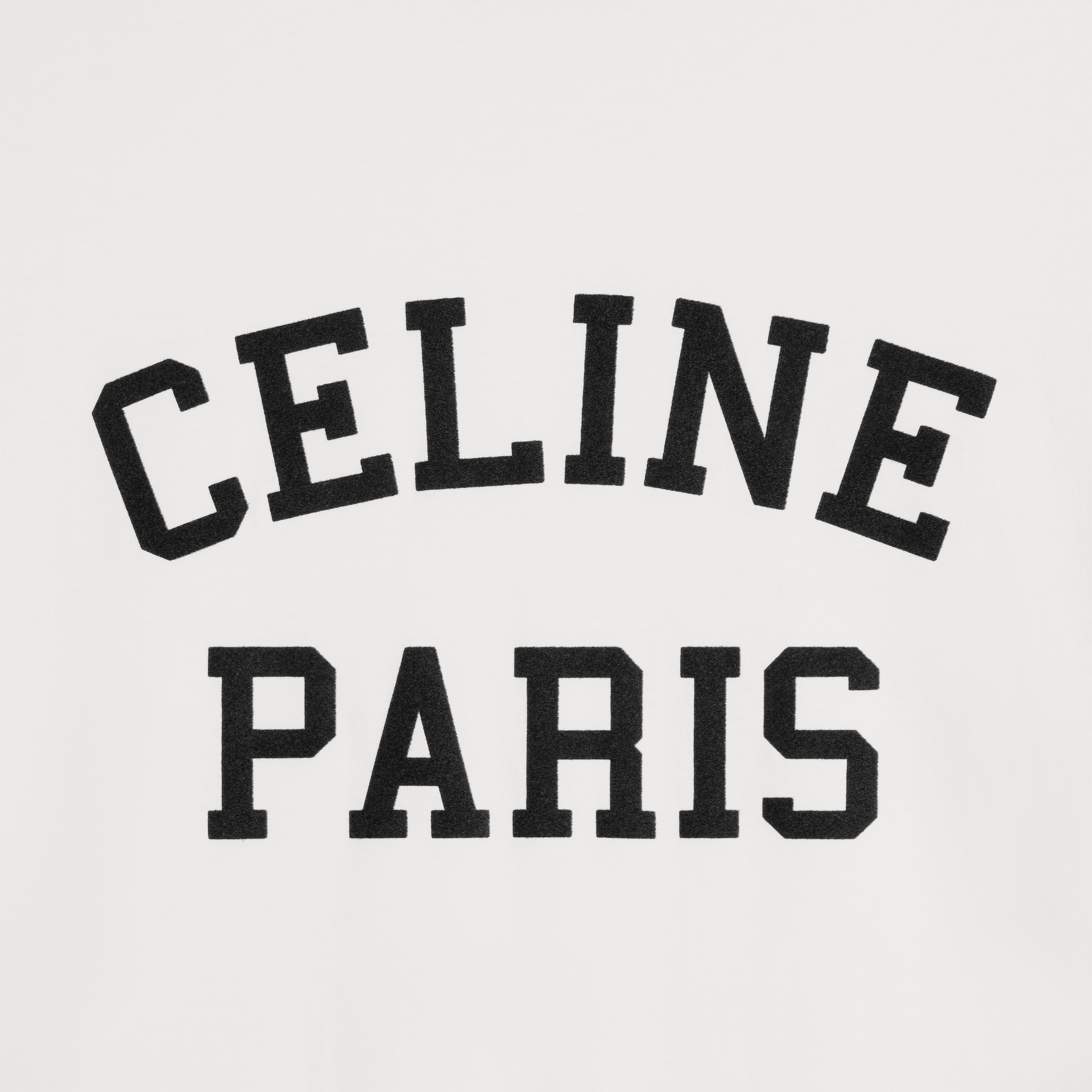 CELINE PARIS loose t-shirt in cotton jersey - 4