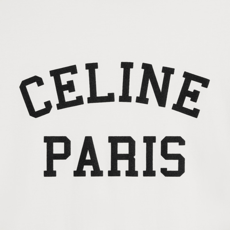CELINE PARIS loose t-shirt in cotton jersey 4