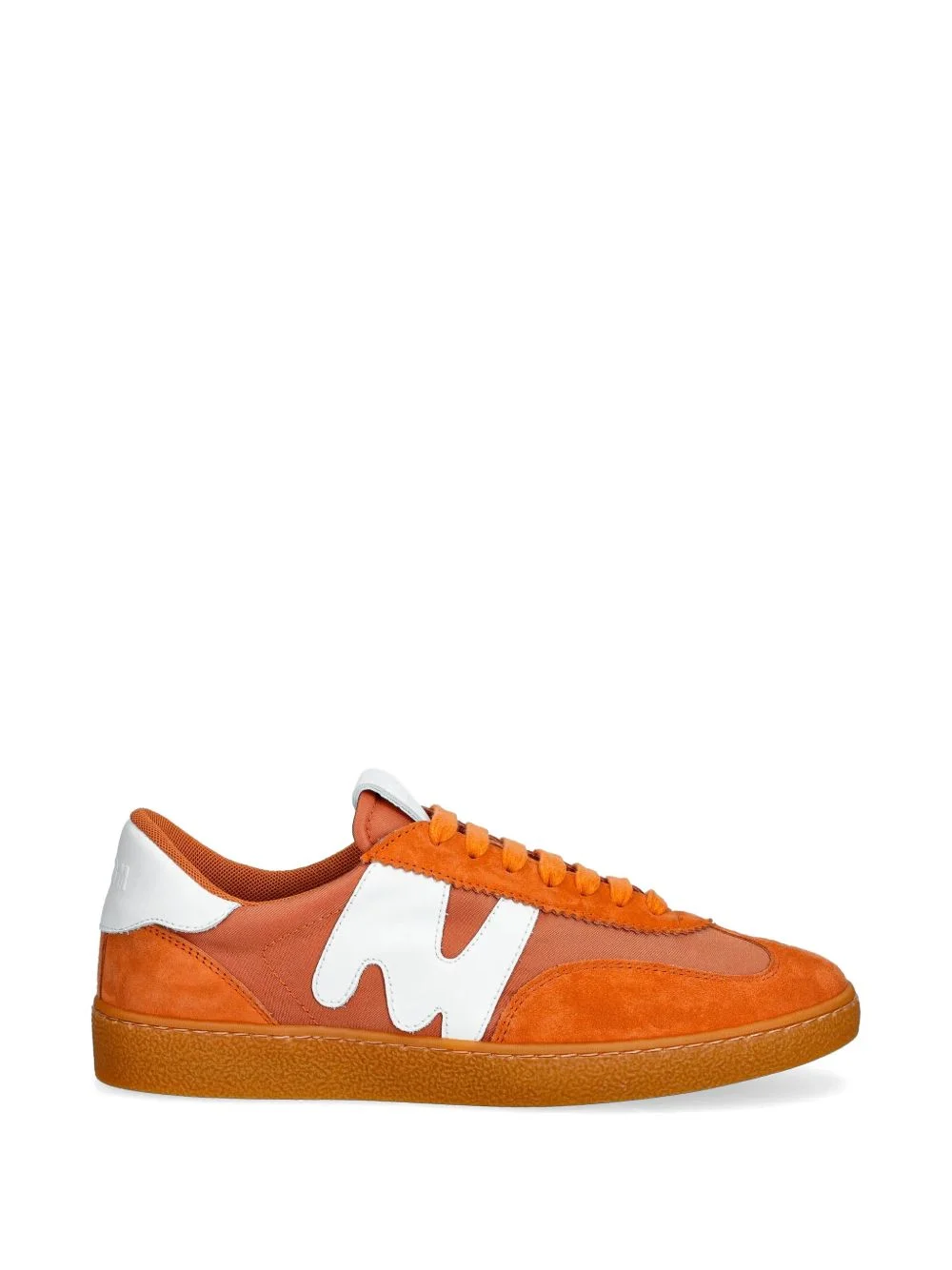 suede-panel sneakers - 1
