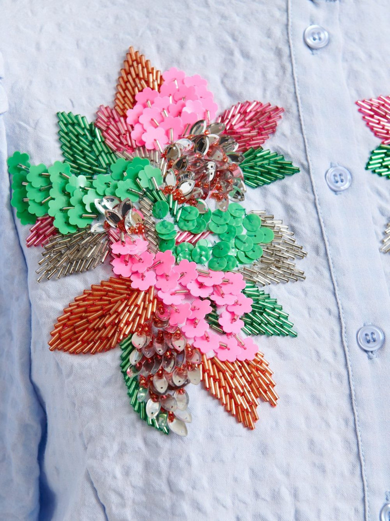 Jaiden floral-detail shirt 6