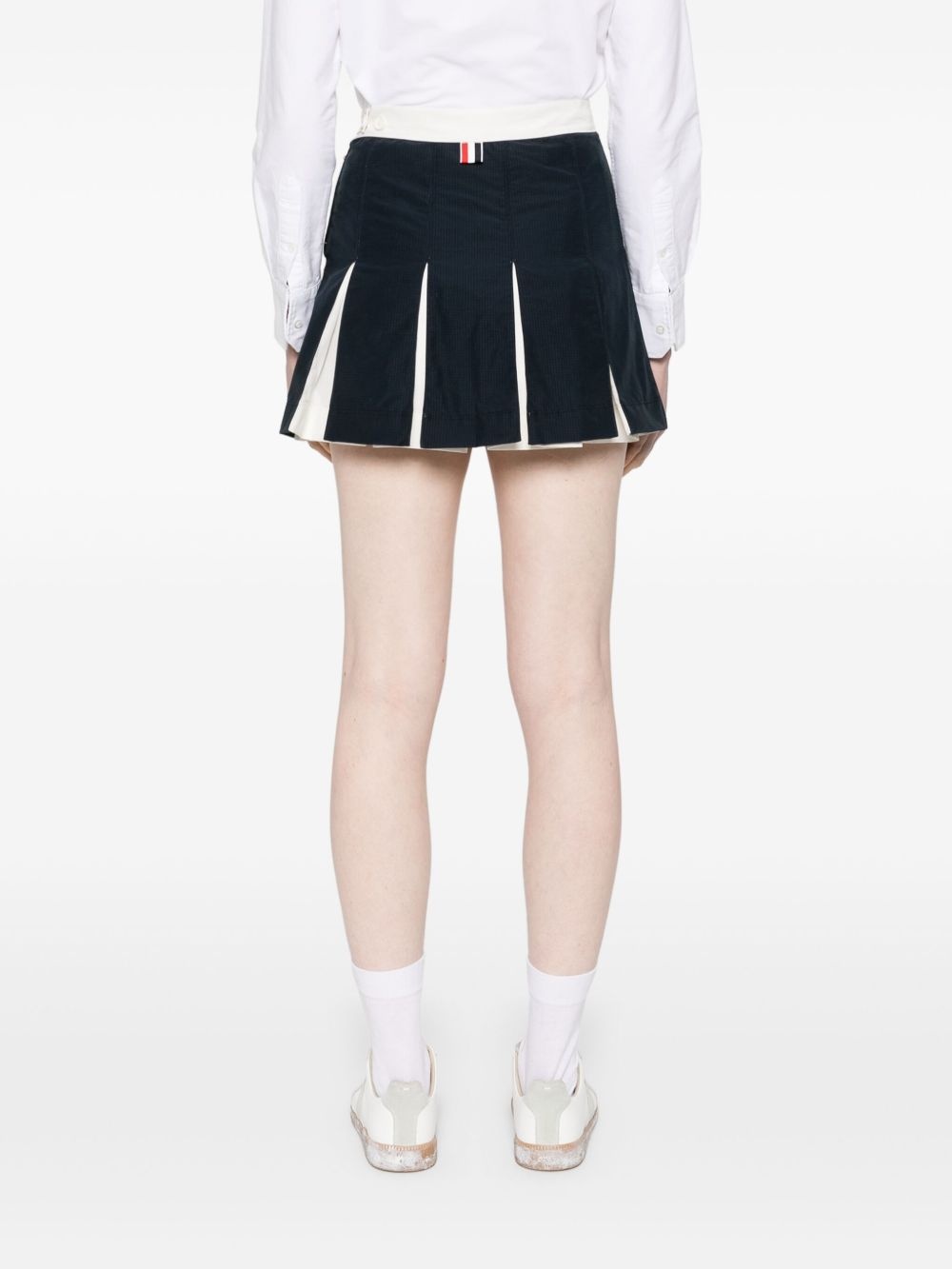pleated ripstop miniskirt - 4