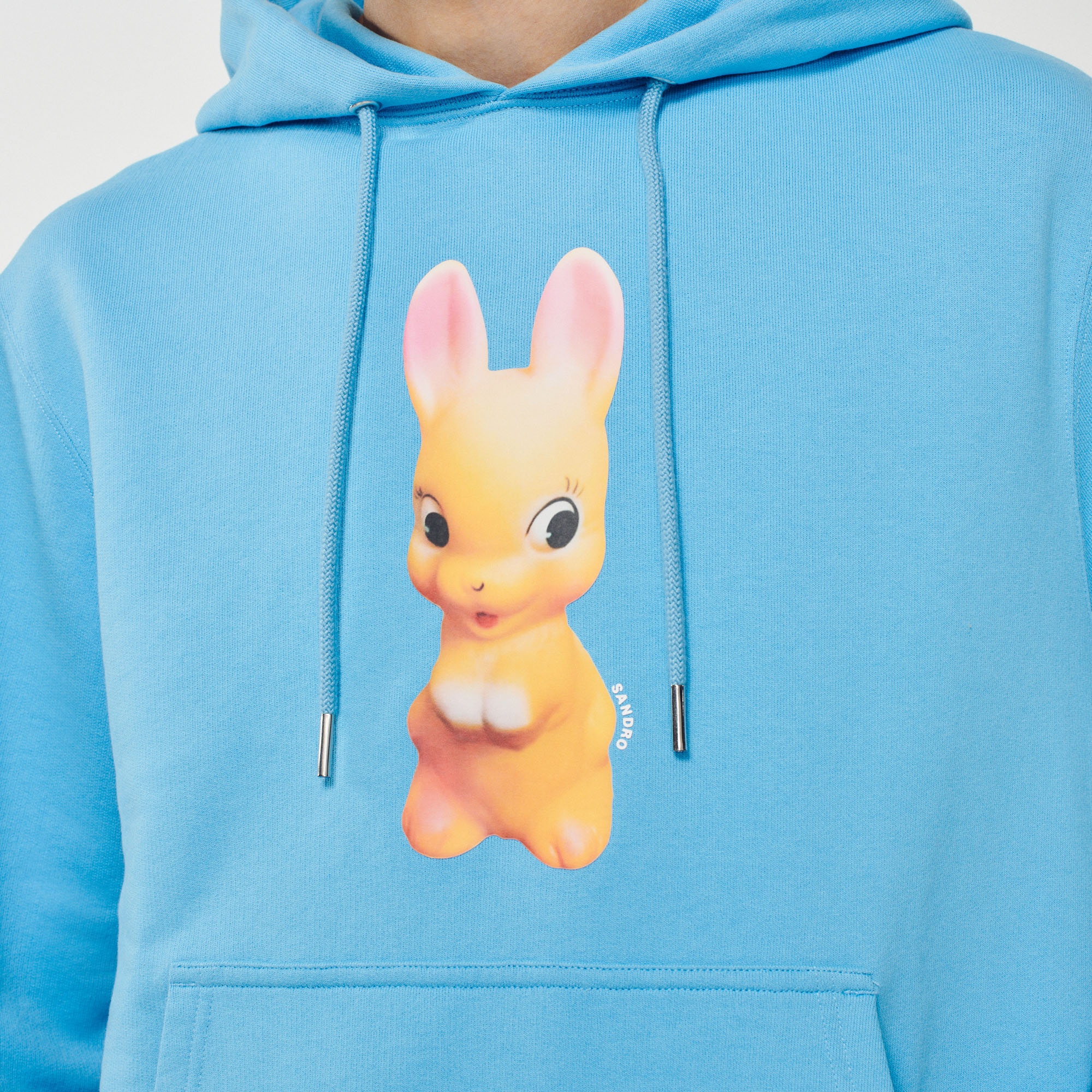 Rabbit print hoodie - 4