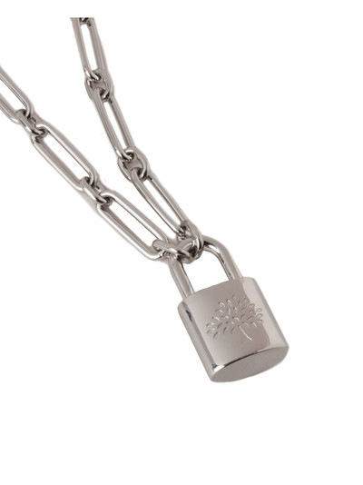 Mulberry Padlock Necklace (Silver) outlook