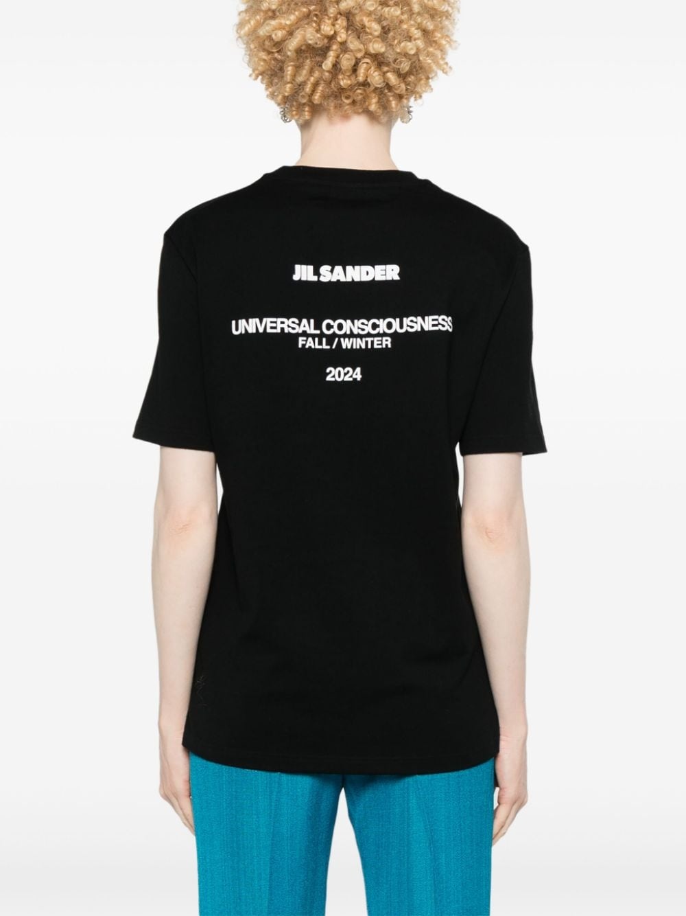 logo-print cotton T-shirt - 4