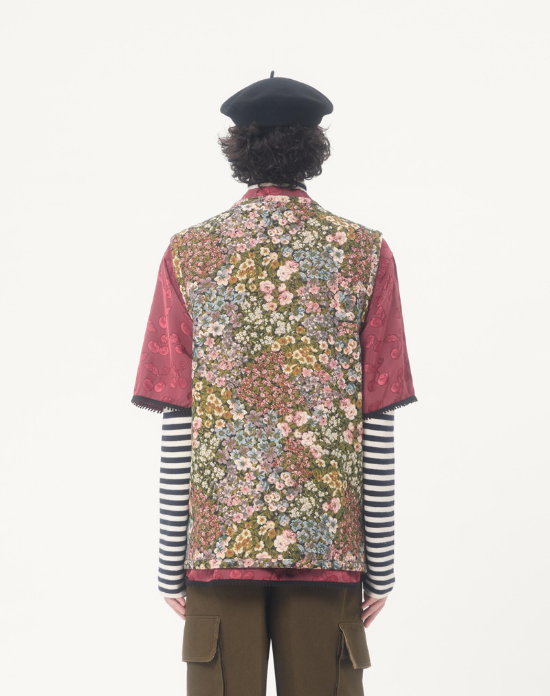 VALENTINO GOBELIN VEST WITH APRÈS L'HIVER JACQUARD PATTERN 7