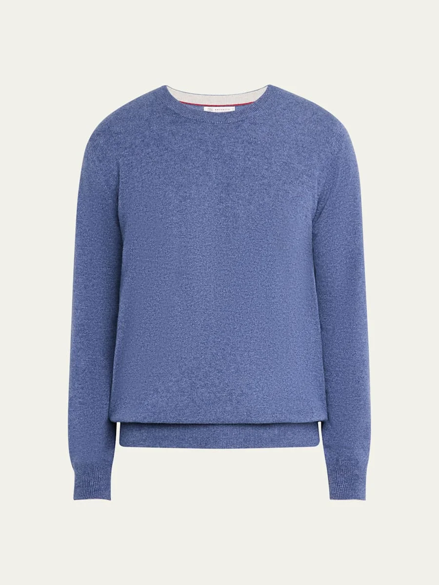 Men's Cashmere Crewneck Sweater - 1